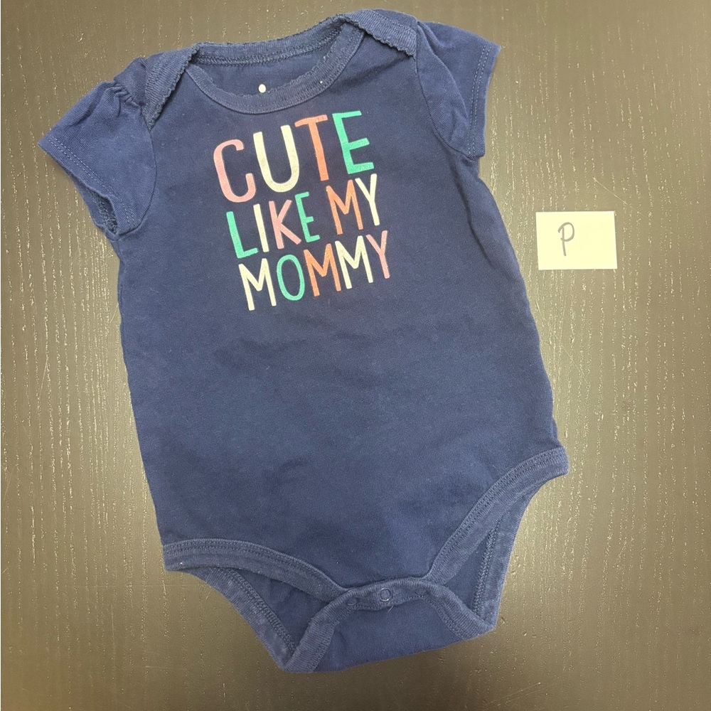 ⭐️4/$5.00⭐️ Circo 6-9m Cute Like My Mommy Onesie